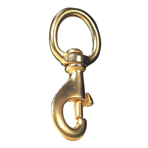 Карабин с вертлюгом серии 89, 90,91, 92латуньассиметричный