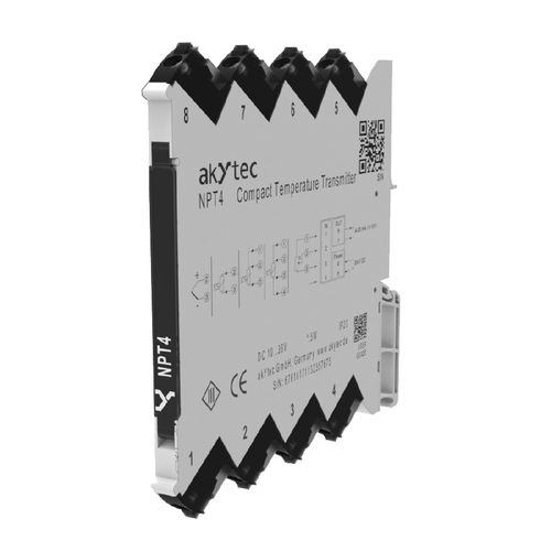 Компактный преобразователь температуры NPT4DIN-рейкатермопараRTD
