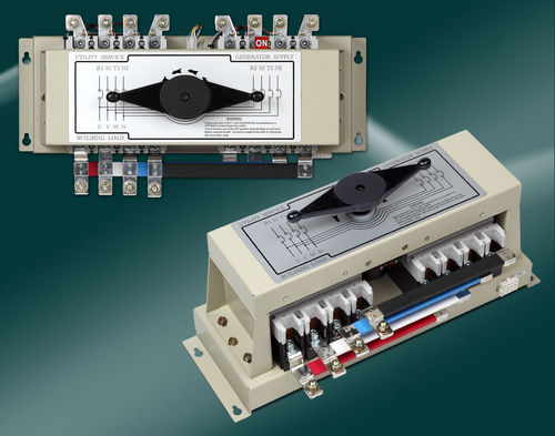 Ручной переключатель резерва BTS3BE0225, BTS4BE0225монтируемый на шасси3-полюсный4-полюсный