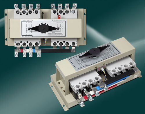Ручной переключатель резерва BTS3BE0400, BTS4BE0400монтируемый на шасси3-полюсный4-полюсный