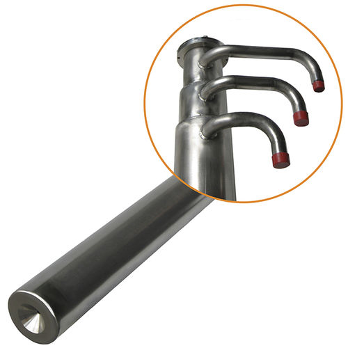 Корпус камеры SON01X122цилиндрическийиз нержавеющей сталивысокотемпературный