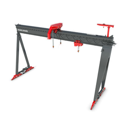 Rail-mounted gantry crane for ship loadingsingle-girder