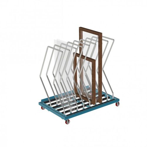 Транспортная тележка GPT 1000 пластик с поворотными роликами