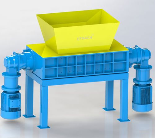 Двухвальный измельчитель бумаги и металла DDG40126для электронного лома