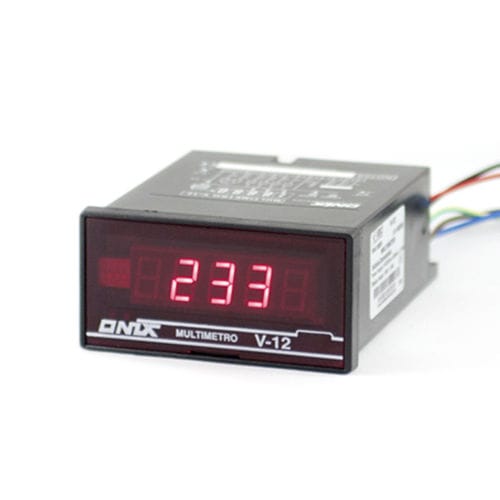 Панельный счетчик постоянного тока серии V-12, напряжение переменного тока, цифровой