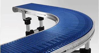 Modular belt conveyor MB-flex Shorizontalverticalfor the food industry