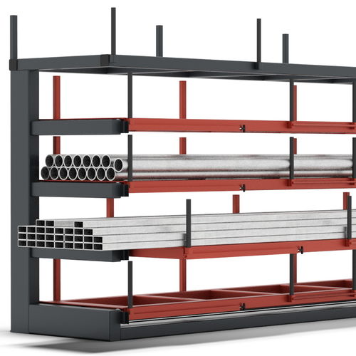 Складские стеллажи SRLлегкиедля тяжелых грузовдля средних грузов