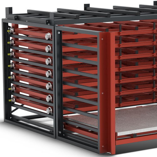 Стеллаж для склада SRBдля тяжелых грузовдля средних грузовиз листового металла