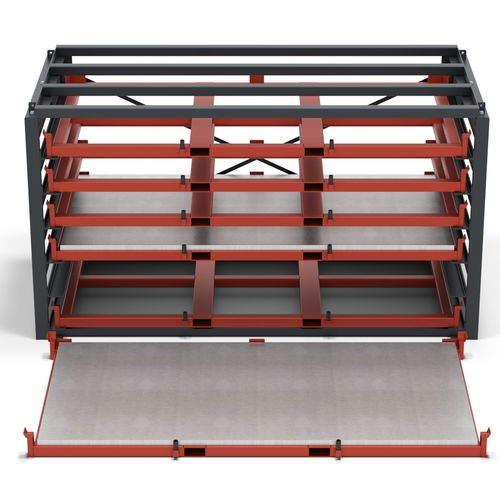 Стеллаж для тяжелых грузов FPMдля средних грузовподдоныкомпактный