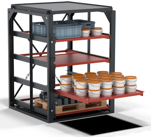 Стеллаж для склада SR starrдля тяжелых грузовдля инструментовс полками