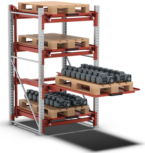 Стеллаж для мастерских SR flexдля тяжелых грузовдля инструментовпо индивидуальному заказу
