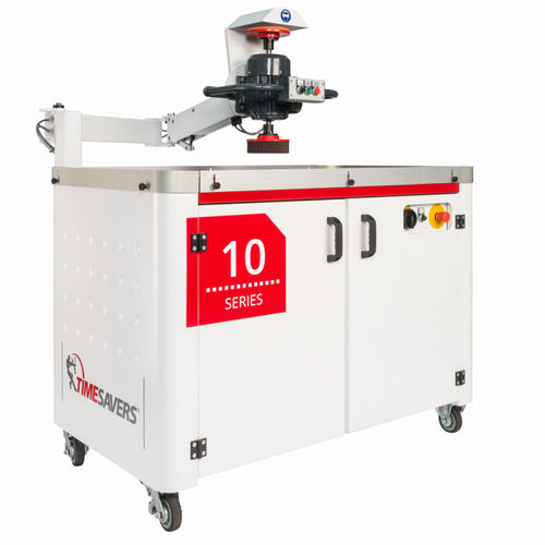 Manually-operated deburring machine 10 pre-deburringfinishingbrush