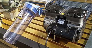 Мембранный вакуумный насос со смазкойодноступенчатыйкомпактный