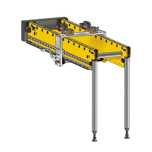 Регулируемые ножки, съемная надставка 8.18354, для перемещения пресс-инструмента, с ручным управлением