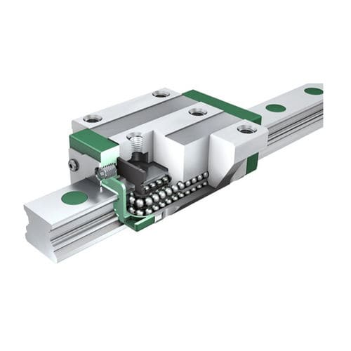Линейная направляющая с шарикоподшипником серии KUVE пластикметалллатунь