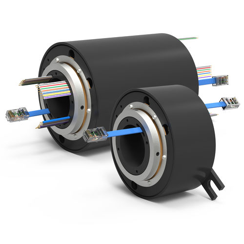 Электрическое контактное кольцо серии ESETEthernetGigabit Ethernetполый вал