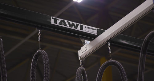 Стационарный кран телескопической конструкции подъемный