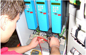 Production machine servo-drive