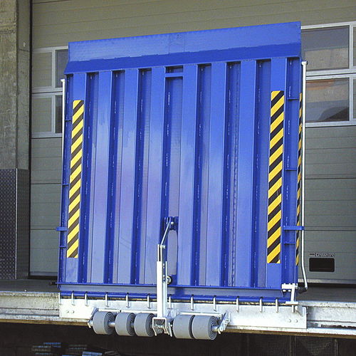 Погрузочная рампа на рельсовом ходу FBS стационарнаястальная складная