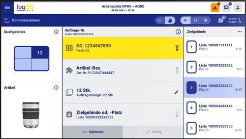 Программное обеспечение для управления запасами logOS WMSУправление складом (WMS)Процесс управления заказами