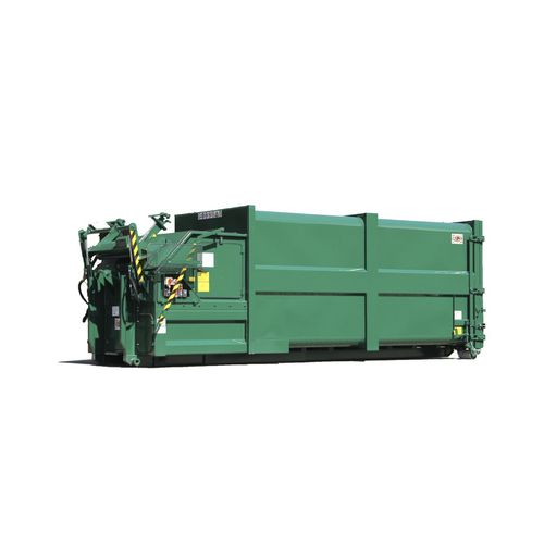 Стационарный компактор мусора серии Нмоноблочный горизонтальный с фронтальной загрузкой