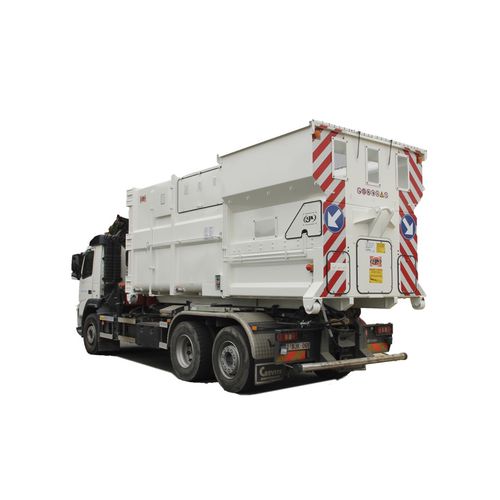 Мобильный компактор мусора моноблочно-горизонтальный с фронтальной загрузкой