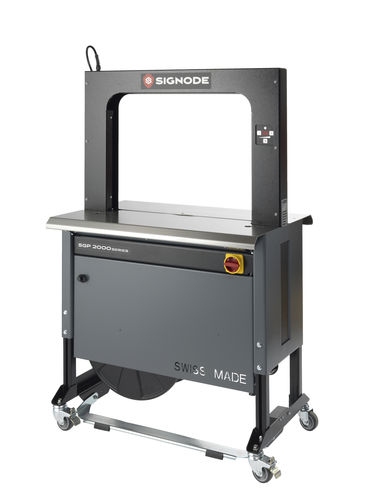 Полуавтоматическая обвязочная машина SGP4000 для упаковки из полипропиленамобильная