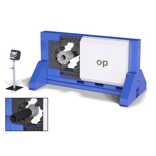 Машина для обжима шлангов TUBOMATIC S500 ESавтоматическаягидравлическая с управлением от ПЛК