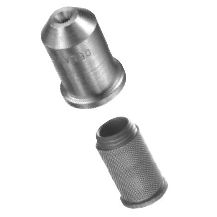 Распылительная насадка серии WGдля жидкостейполый корпус из нержавеющей стали