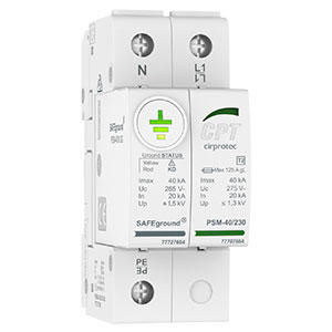 Устройство защиты от перенапряжения тип 2 PSM2-40/230 SG2-полюсныйоднофазныйDIN-рейка