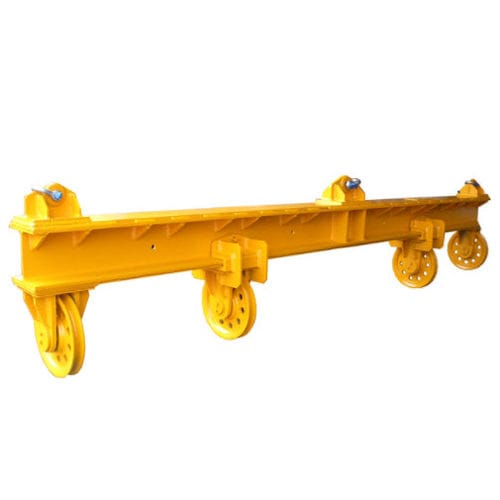 Lifting beam for the construction industry fixedhorizontal