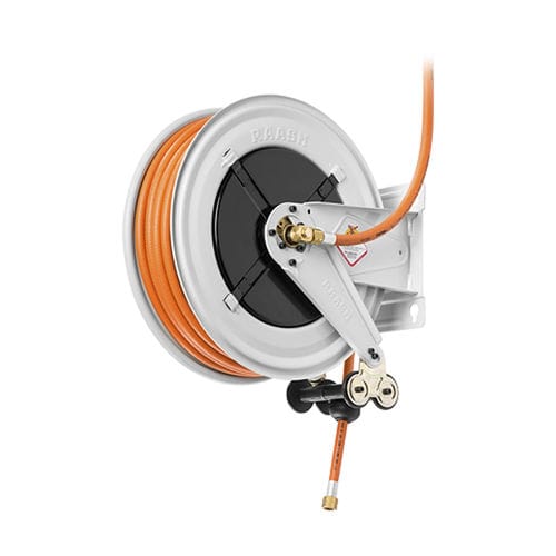 Шланговая катушка самовтягивающаясяфиксированнаяповоротная