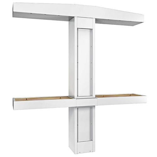 Stainless steel floor mounting column for hose reel2-sided