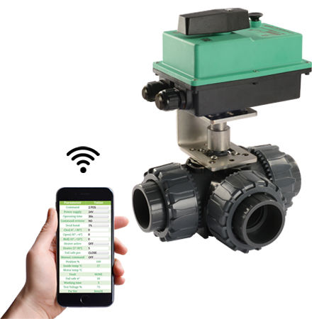 Smart valve actuator COMPACT SMART PROelectricquarter-turn90°