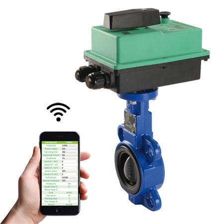 Умный привод клапана UNIVERSAL SMART PROэлектрический четвертьоборотный90°