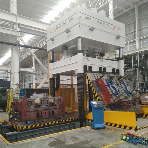 Олеодинамический пресс HMG-300ESиспытание, штамповка