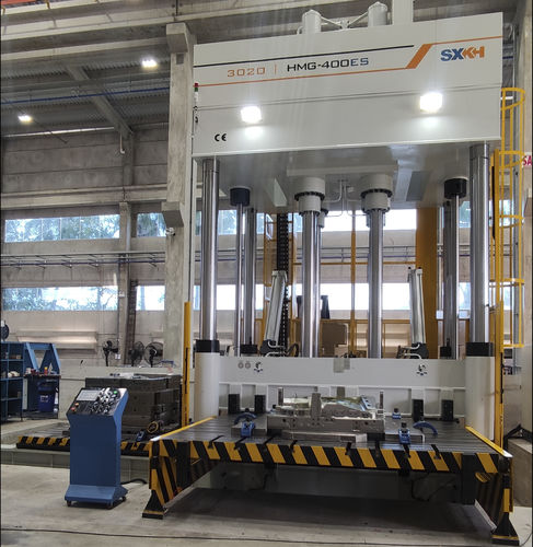 Олеодинамический пресс HMG-400ESиспытание, штамповка