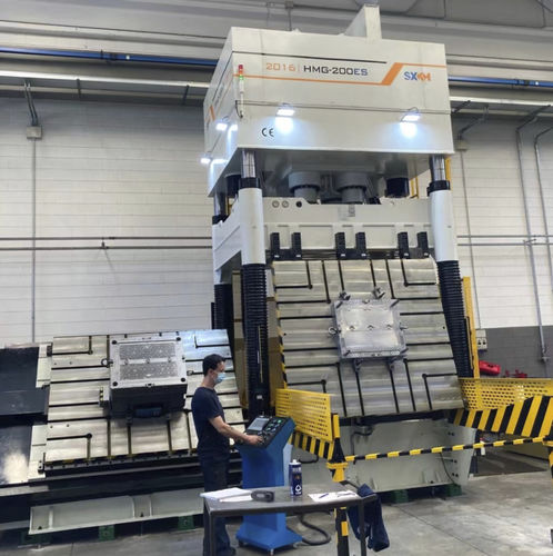 Олеодинамический пресс HMG-200ESиспытание, штамповка