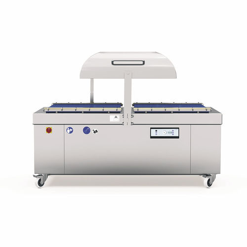 Полуавтоматическая упаковочная машина Р 700вакуумдвухкамерная горизонтальная