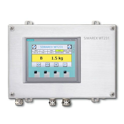 Цифровой весовой терминал SIWAREX WT231IP65нержавеющая сталь