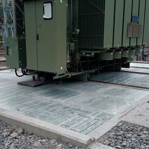 Пожаротушащее покрытие бетонной ямы под электротрансформатор с перегородками EXTICOV LHDс естественным гашением пламени