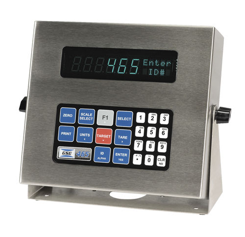 Digital weight indicator RS232/485, Ethernet, Profibus, DeviceNet | GSE 460 series benchtopdust-proofprogrammable