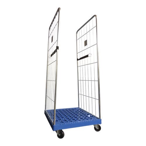 Полка-контейнер на роликах ROLL0020металлическаяс пластиковым основанием