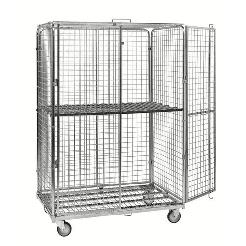 Полка-контейнер на роликах ROLS120510металлическая противоугонная