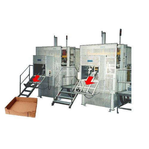 Пневматический степлер B02 для картонных коробокс 4 головкамиавтоматический