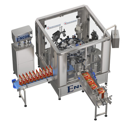Моноблочная упаковочная машина ENCORE автоматическая в вертикальные пакеты