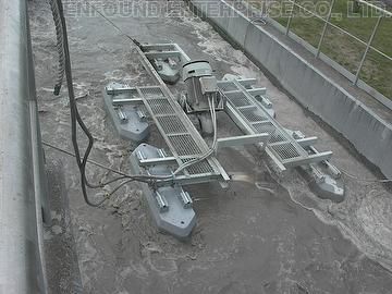 Surface aerator RAair-jetfor wastewater treatmentfloating