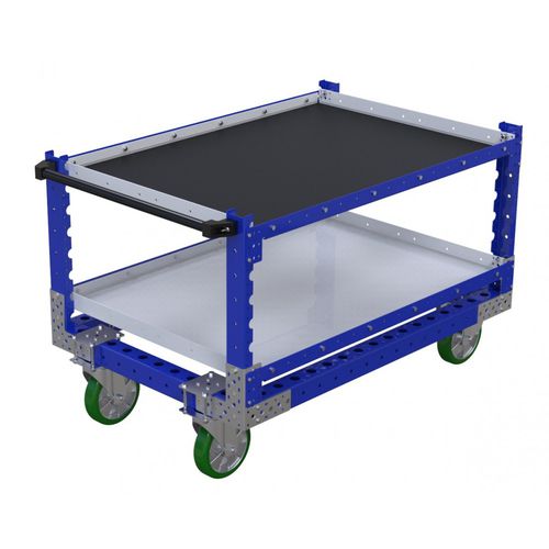 Тележка погрузочно-разгрузочная Q-100-0957металлическаяполкаплатформа