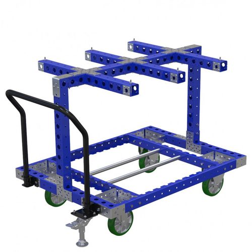 Тележка для перемещения Q-100-0643металлический катушкодержательс поворотными роликами