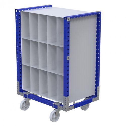 Тележка погрузочно-разгрузочная Q-100-0306металлическаяс поворотными роликами